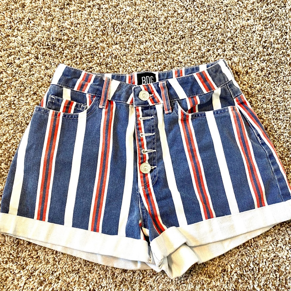 Urban outfitters striped size 25 Jean shorts